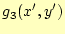 $\displaystyle g_3(x',y')$