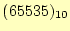 $ (65535)
_{10}$