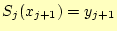 $ S_j(x_{j+1})=y_{j+1}$